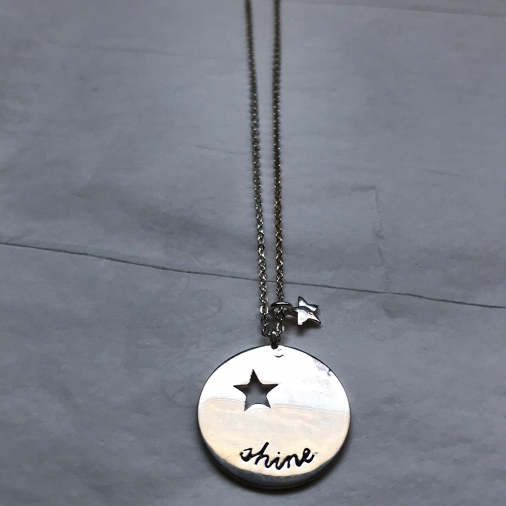 BCBC MazAzria sterling silver Shine necklace